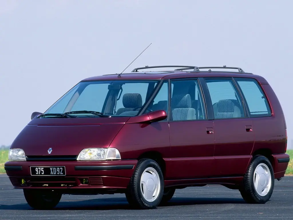 Renault Espace (J/S637,  J63G, J633,  J634,  J/S635,  J/S63D, J636, J638,  J63J) 2 поколение, минивэн (01.1991 - 10.1996)
